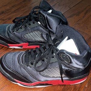 Jordan 5 Retro Satin Bred Size 2 Y